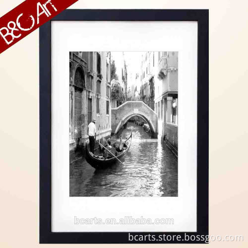 Z(9532) High quality impressionist people on sailboat oil painting